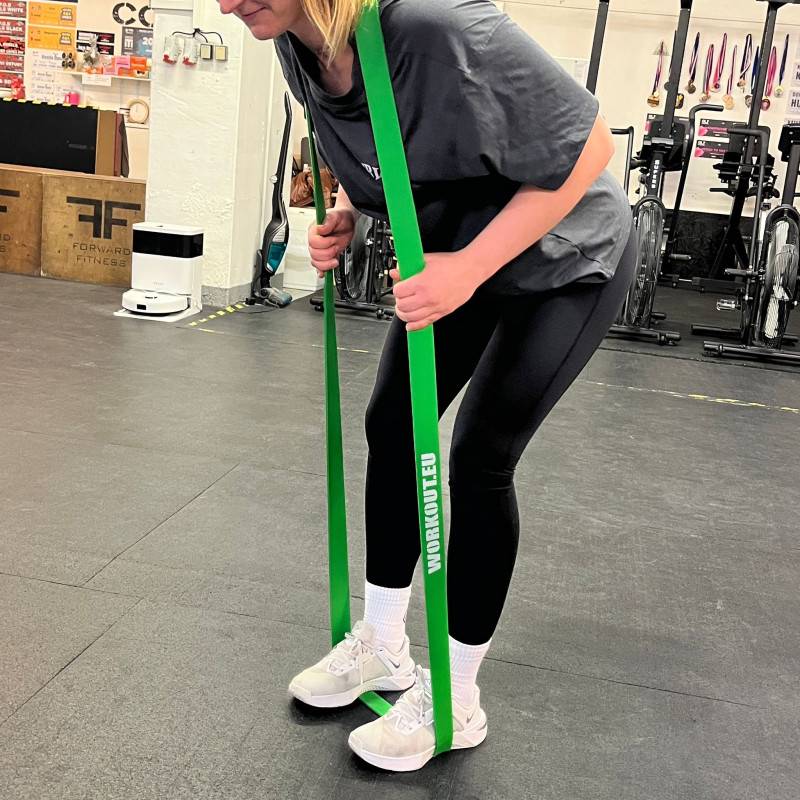 Resistant rubber WORKOUT green- 45 kg