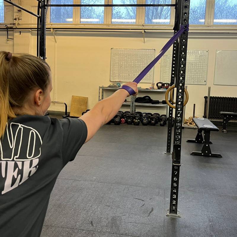 Odporová guma WORKOUT fialová - 29 kg