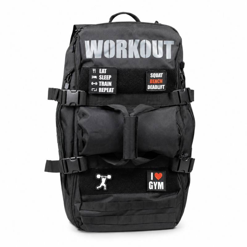 Rucksack - Schultertasche WORKOUT 2.0 - Schwarz