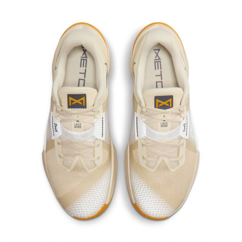 Mens CrossFit Shoes Nike Metcon 10 - beige-white-orange