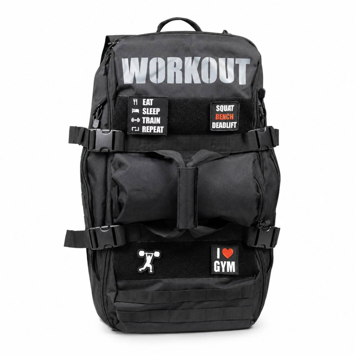 Batoh-taška přes rameno WORKOUT 2.0 - černá