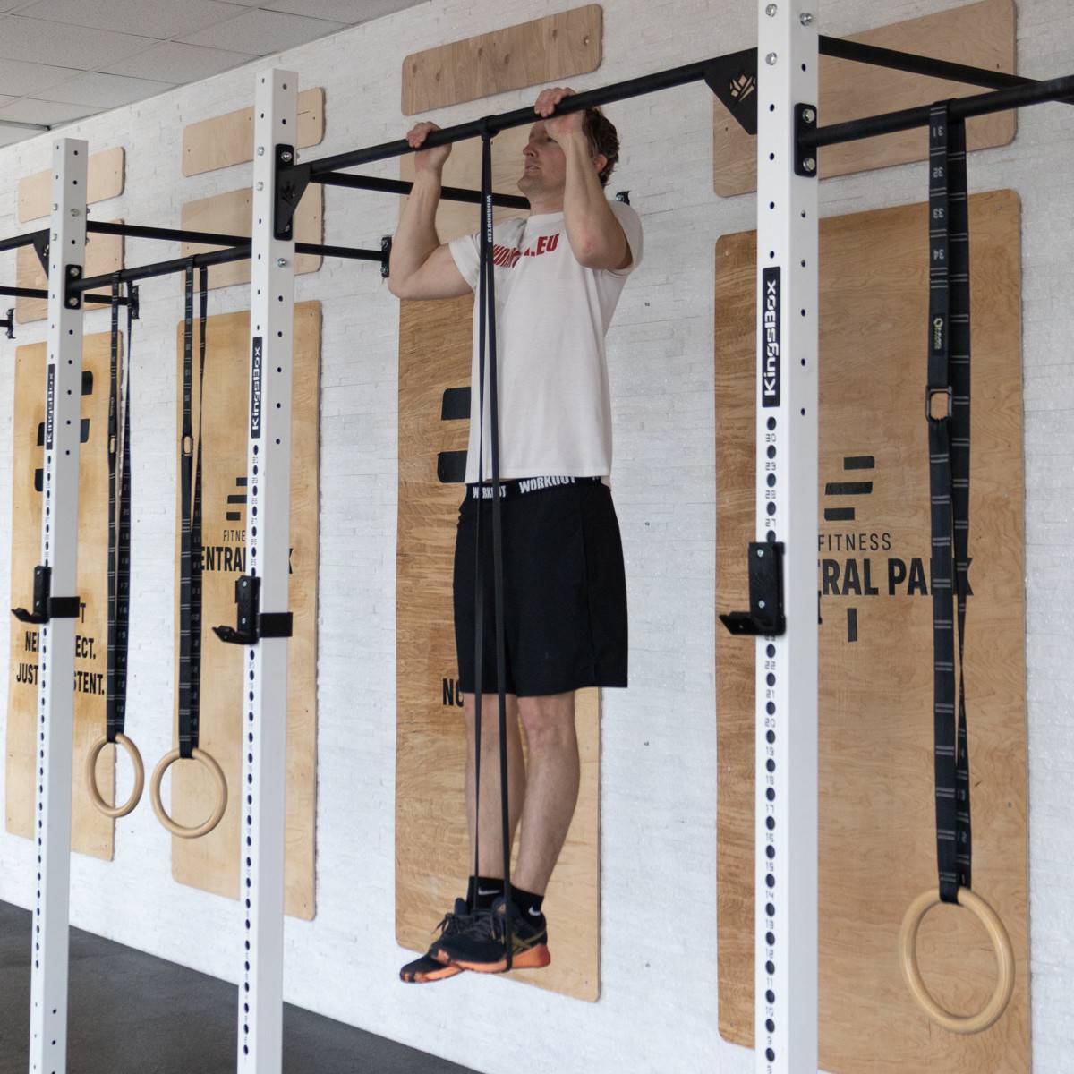 Resistant rubber WORKOUT black - 22 kg