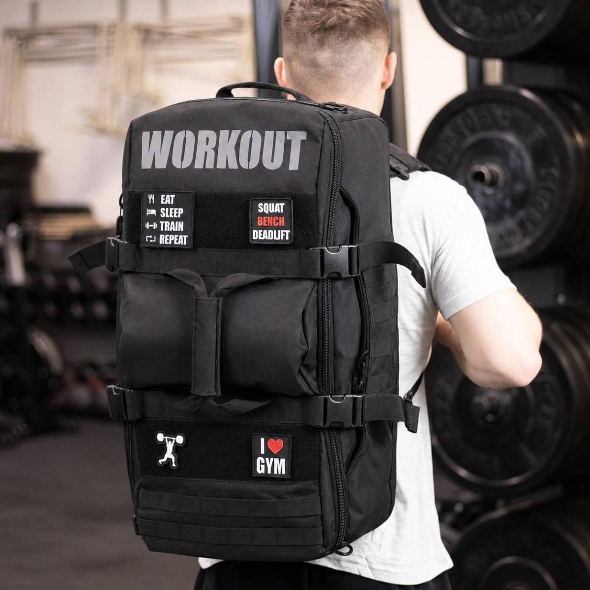 Backpack - Shoulder Bag WORKOUT 2.0  - Black