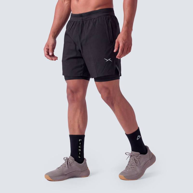 Mens Picsil 2in1 Performance Shorts SS26 - black