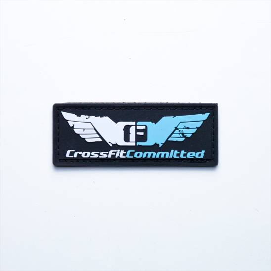 Workout Nášivka se suchým zipem CrossFit Commited logo
