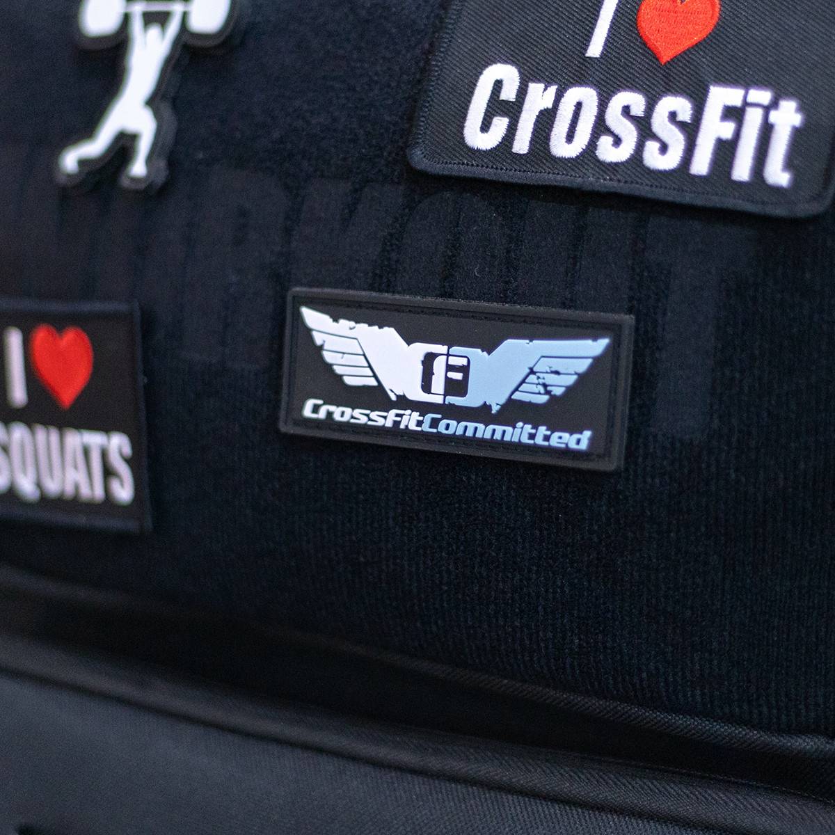 Nášivka se suchým zipem CrossFit Commited logo