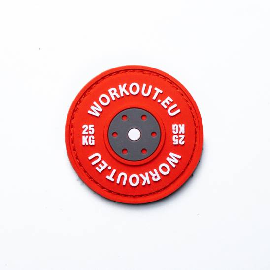 Workout Bumper 25 kg - nášivka se suchým zipem
