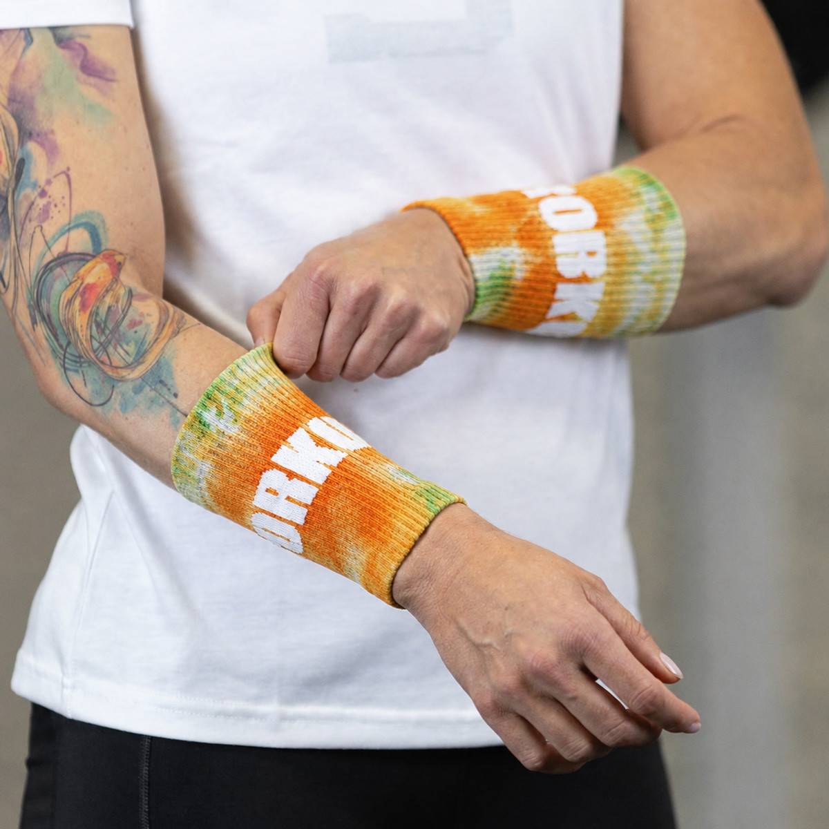 Braccialetti WORKOUT 2.0 - Arancione batik