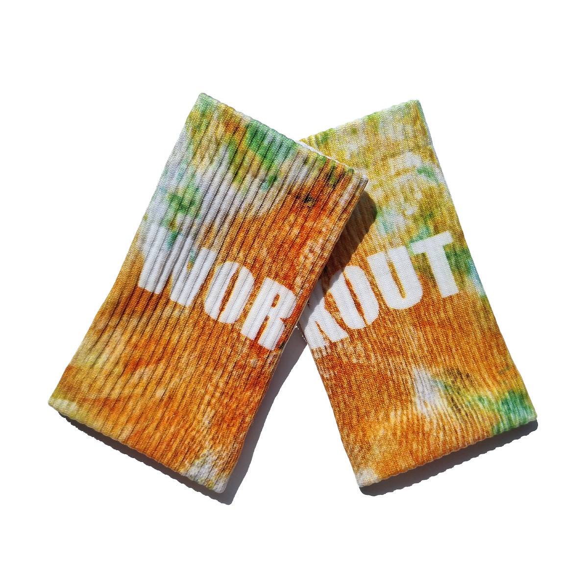 Wristbands WORKOUT 2.0 - Orange batik