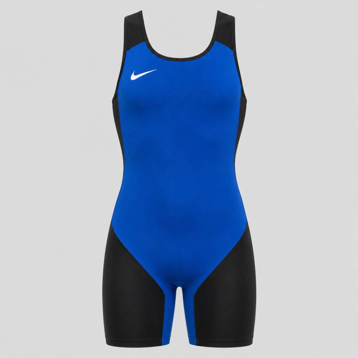 Canotta per il sollevamento pesi Nike blu/nero
