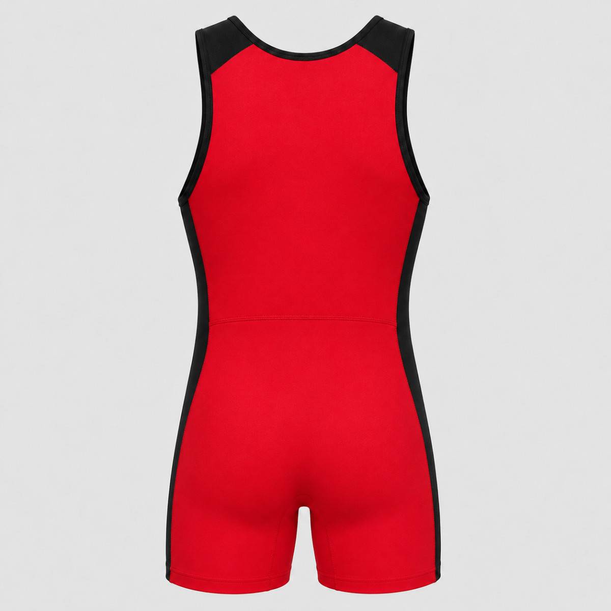 Canotta da sollevamento pesi da uomo Nike - Rosso/nero