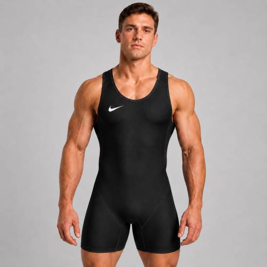 Nike trikot Weightlifting Singlet black