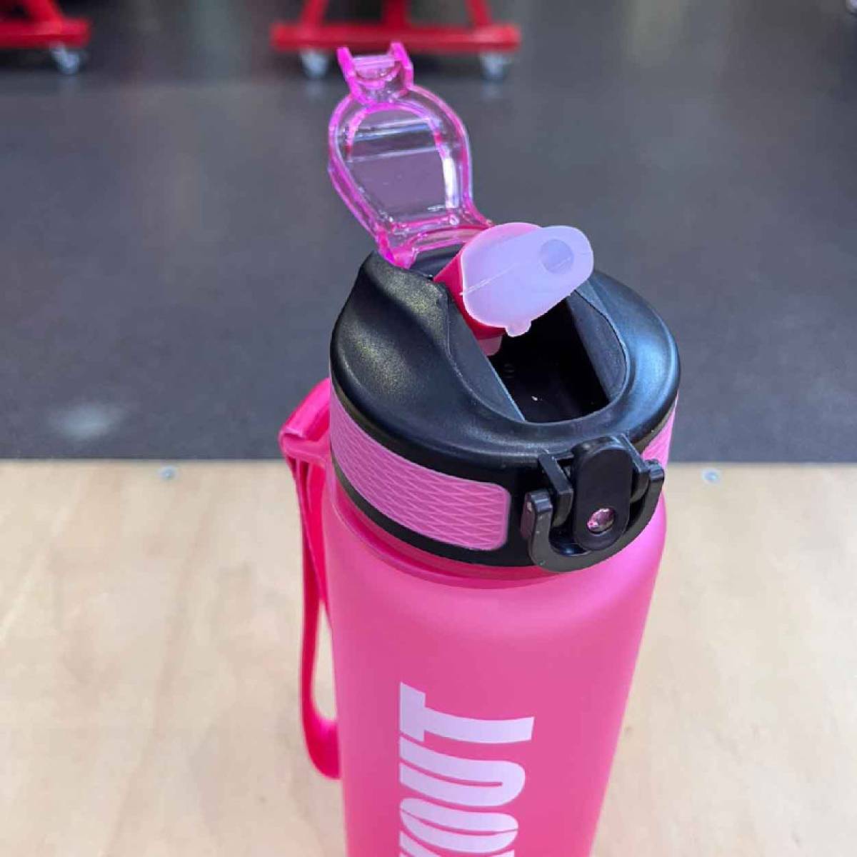 Láhev na pití WORKOUT Tritan 1000 ml - růžová