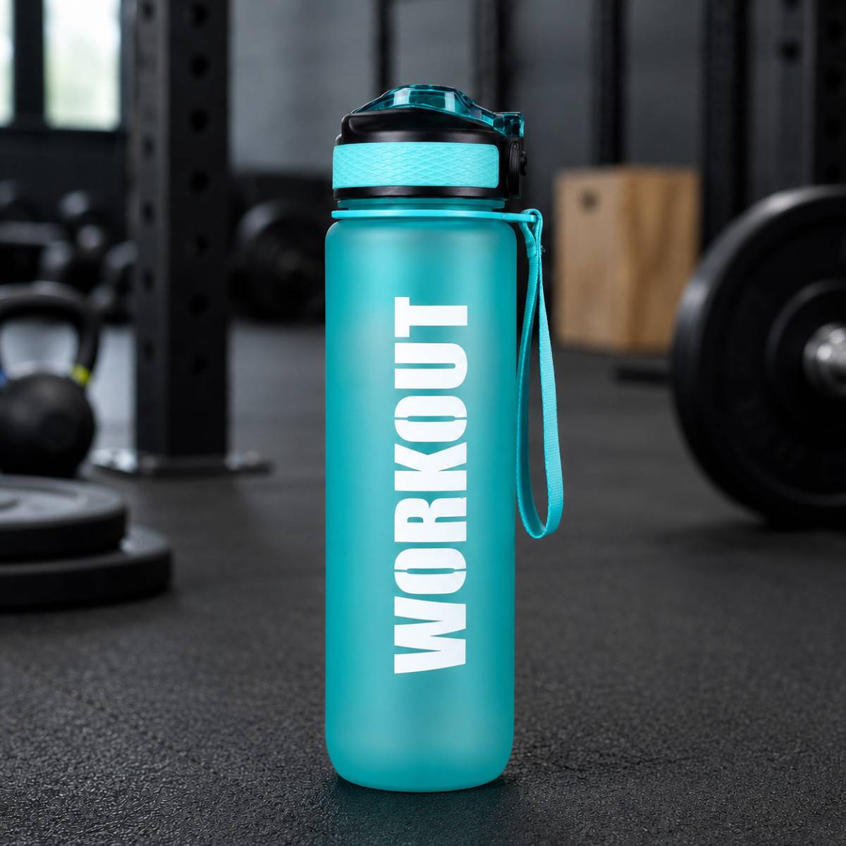 WORKOUT Bottiglia da 1000 ml in Tritan - verde