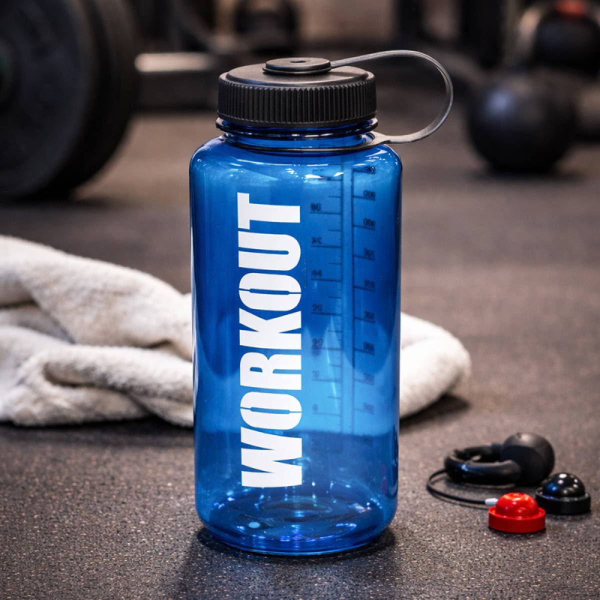 Trinkflasche WORKOUT 1000 ml - blau