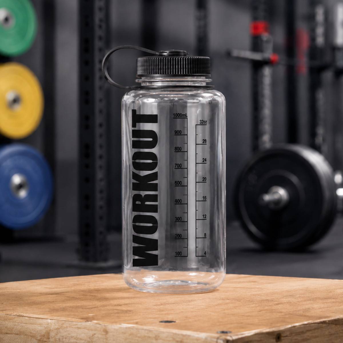 Bottle WORKOUT 1000 ml - transparent