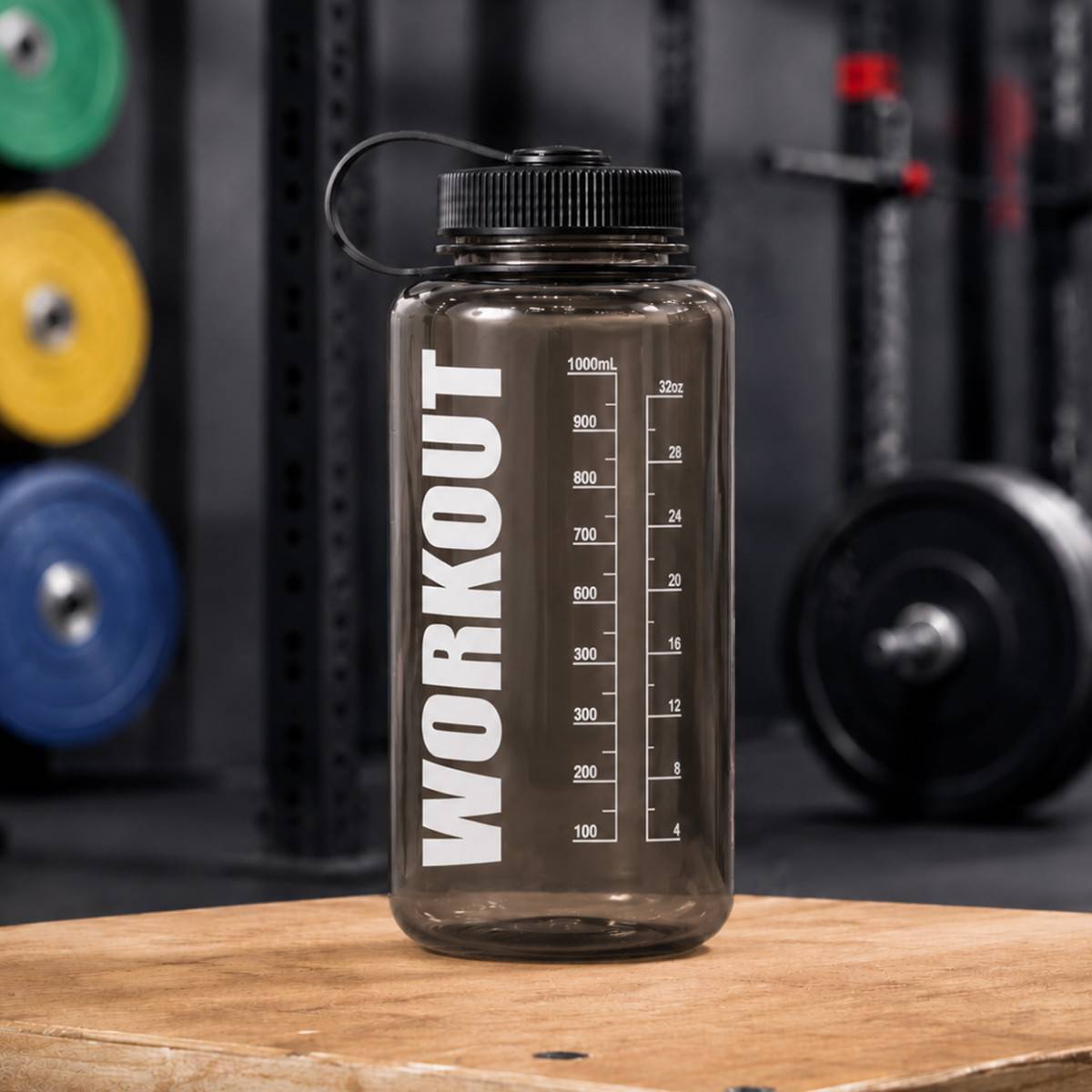 Bottle WORKOUT 1000 ml - dark grey