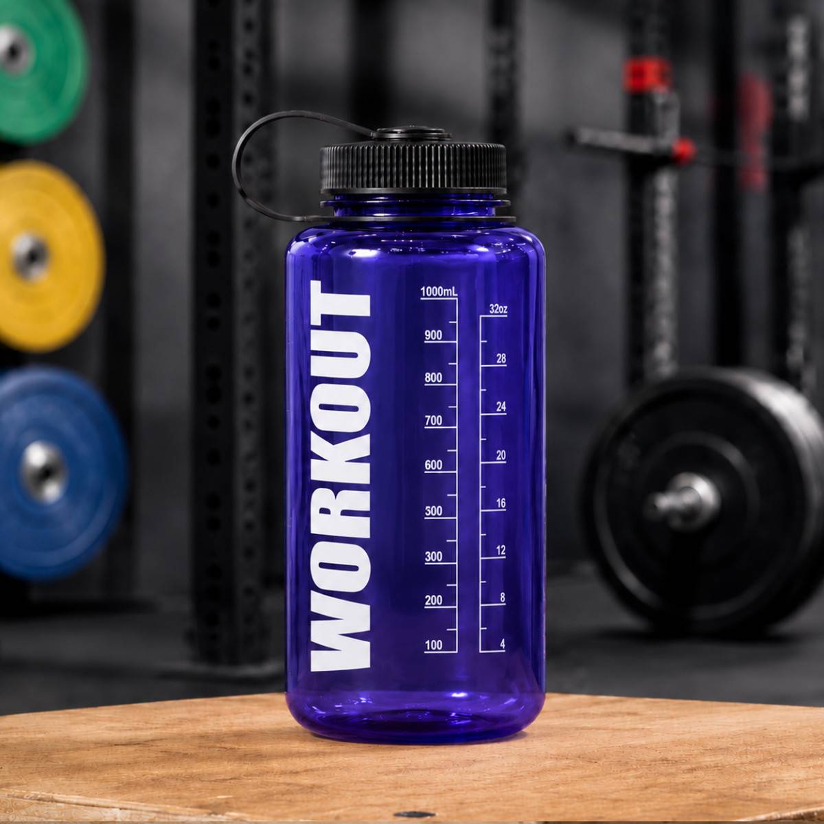 Bottle WORKOUT 1000 ml Tritan - tmavě modrá
