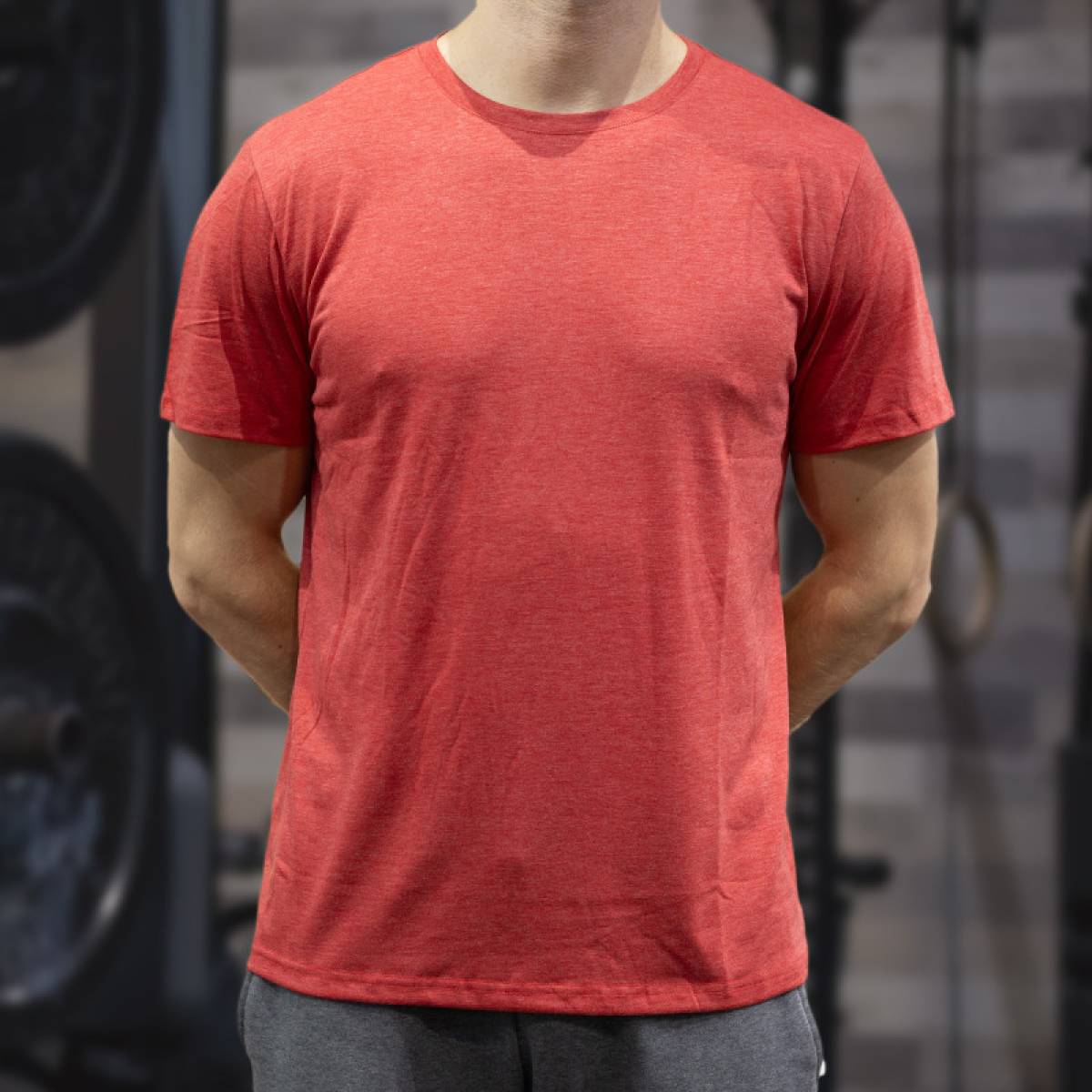 Herren Sport-T-Shirt WORKOUT - rot