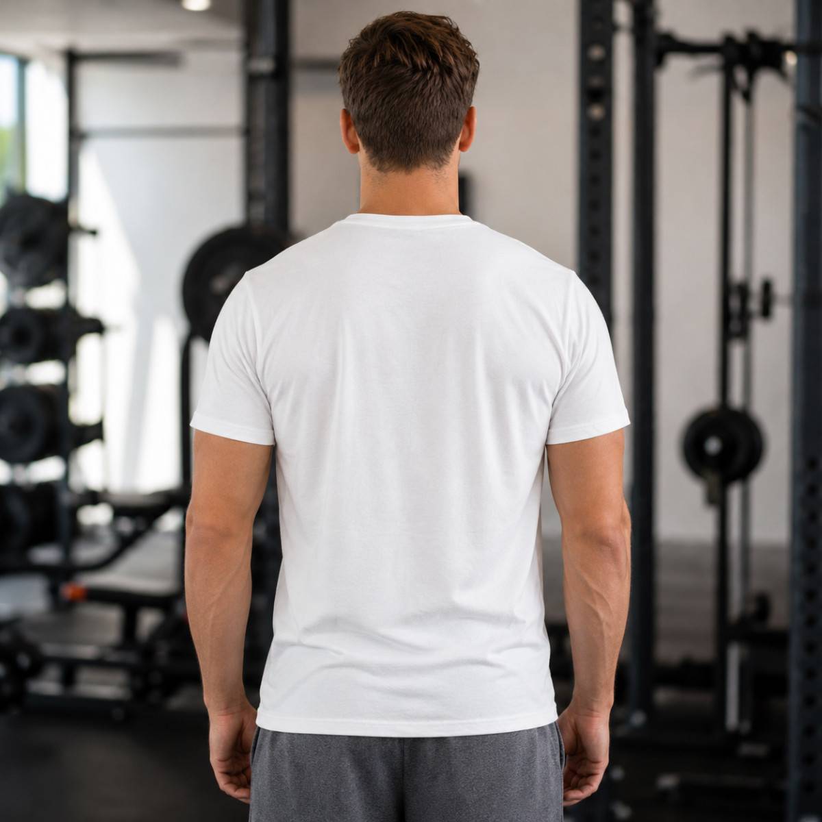Pánské sportovní tričko WORKOUT - bílé