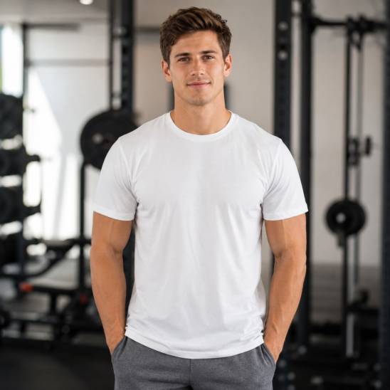 sportovní tričko WORKOUT - bílé