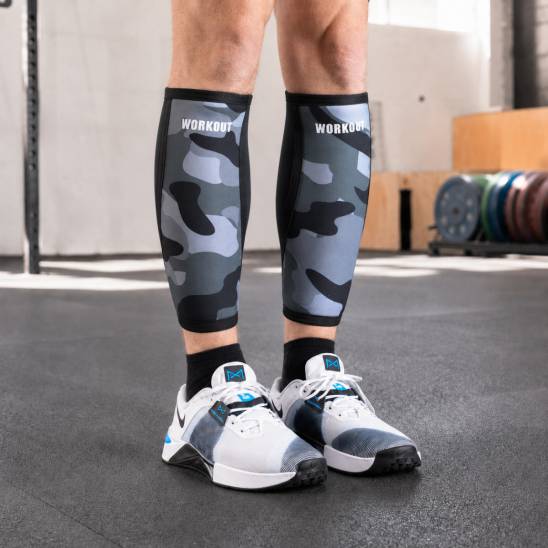Chrániče / bandáže holení WORKOUT - camo 5 mm (pár)