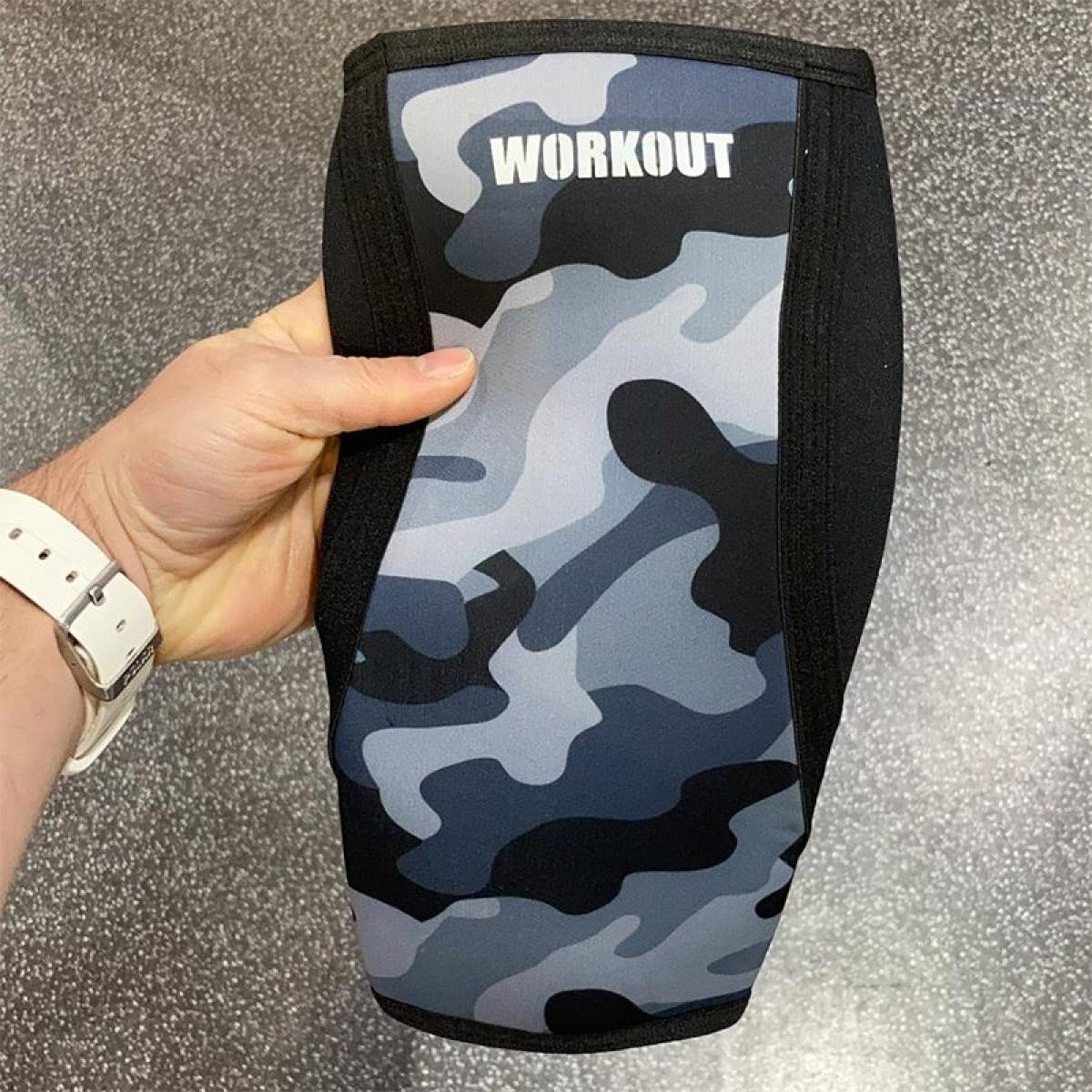 Chrániče / bandáže holení WORKOUT - camo 5 mm (pár)