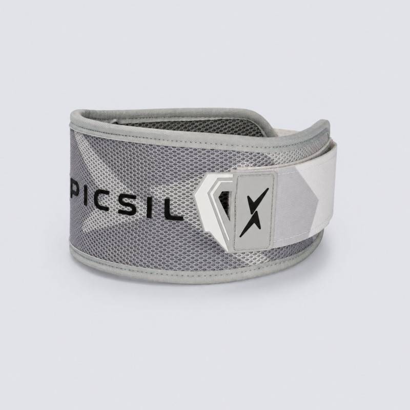 Vzpěračský opasek Picsil Lumbar Belt FY26 - white