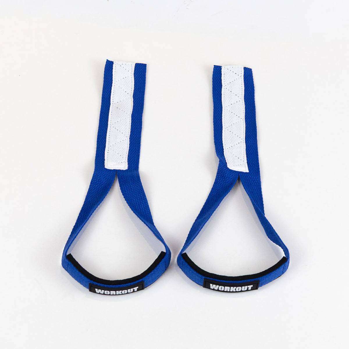 WORKOUT Gewichtheber-Shirts - blau/weiß