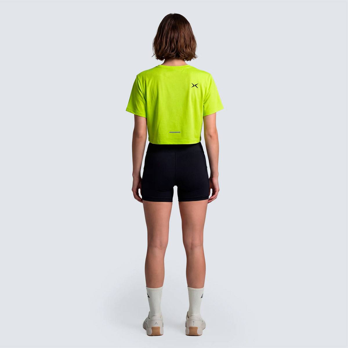 Damen-Crop-T-Shirt Picsil Performance SS26 - grün