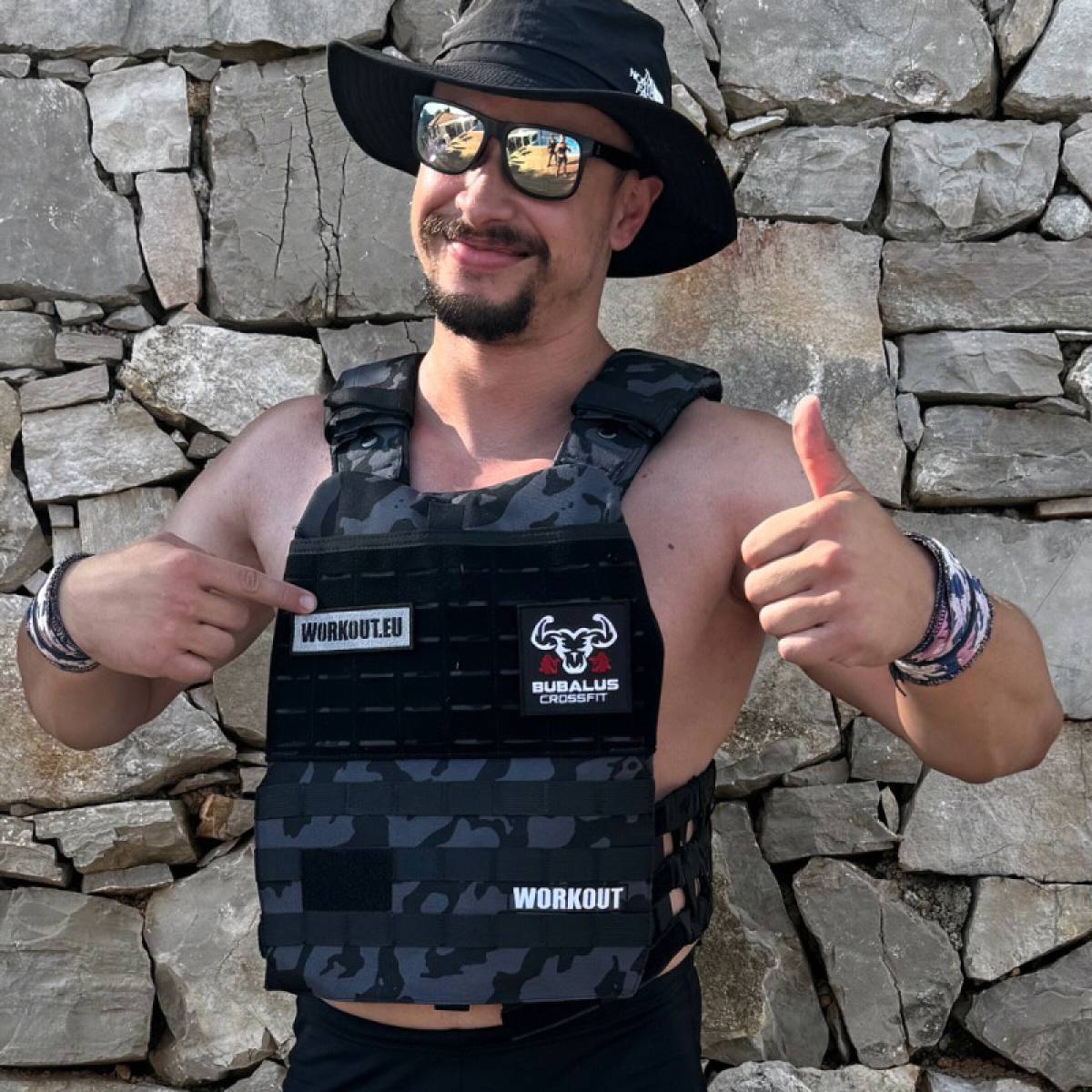 Gewichtsweste WORKOUT - black camo
