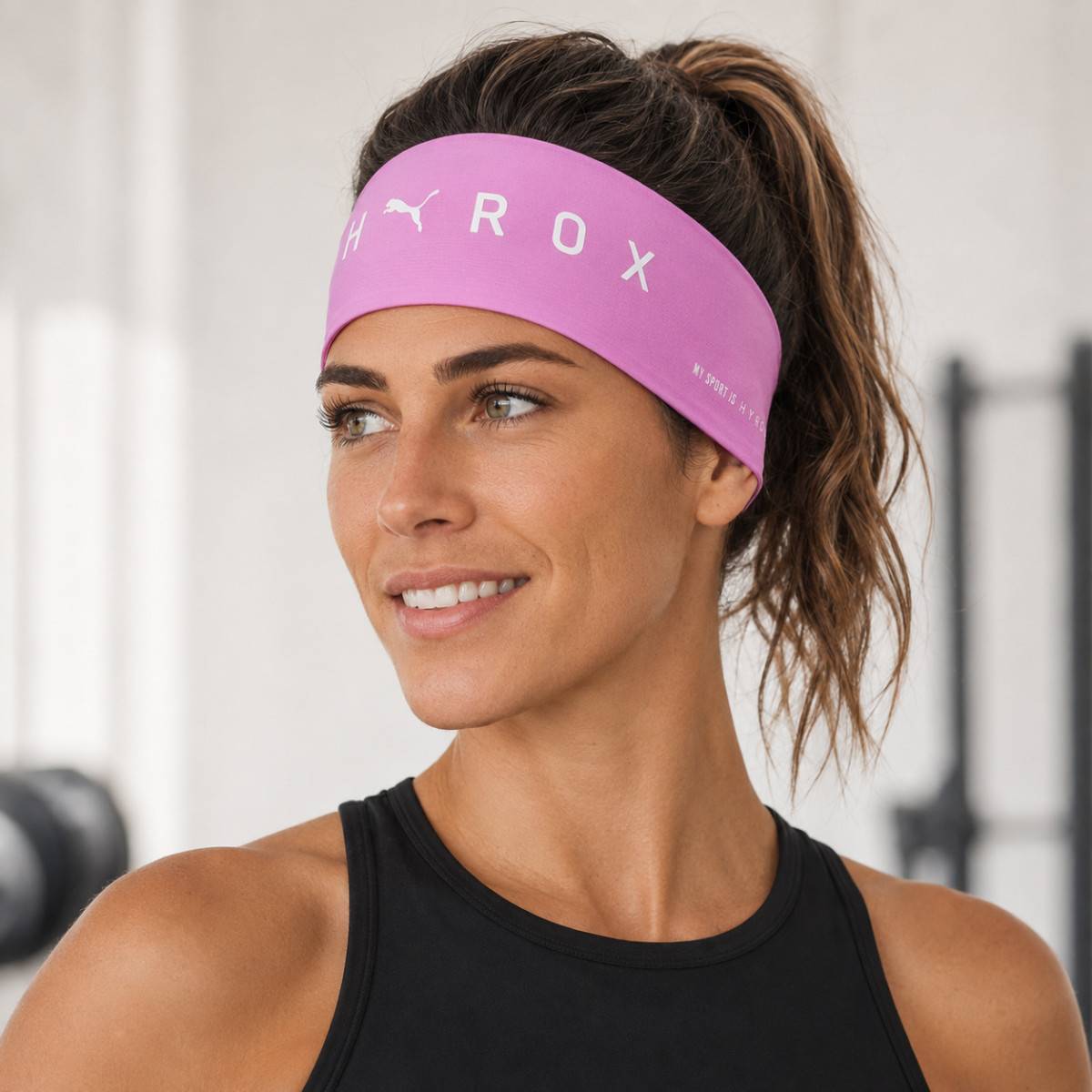 Čelenka HYROX Sweatband Puma - růžová