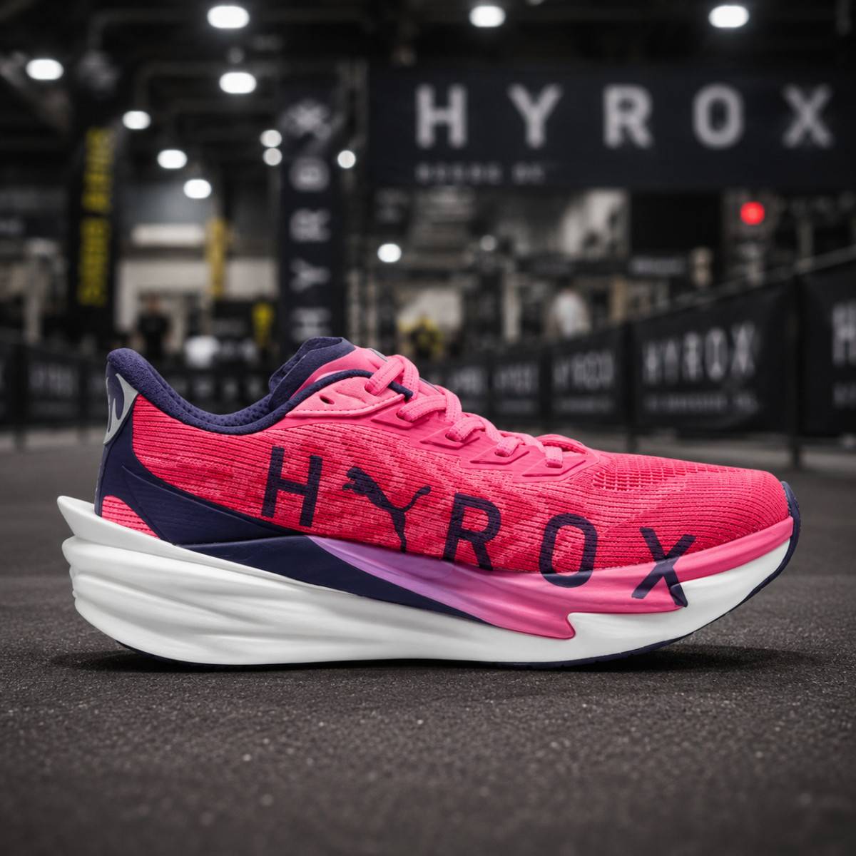 PUMA Deviate NITRO 4 HYROX - Scarpe da corsa da donna - Rosa puro