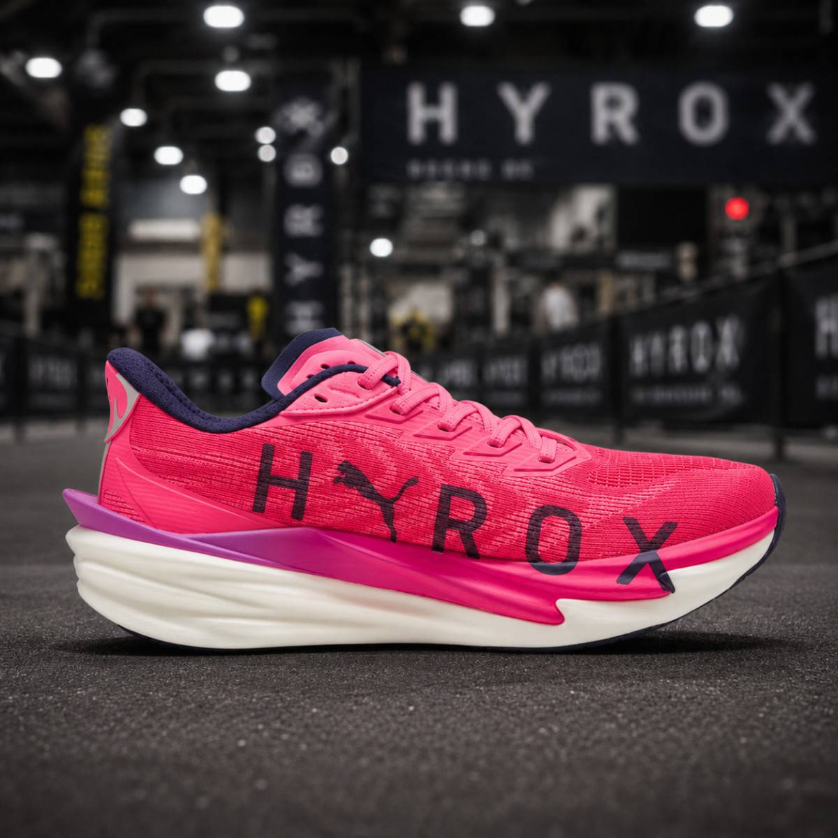 PUMA Herren Deviate NITRO 4 HYROX Pure Pink Laufschuhe