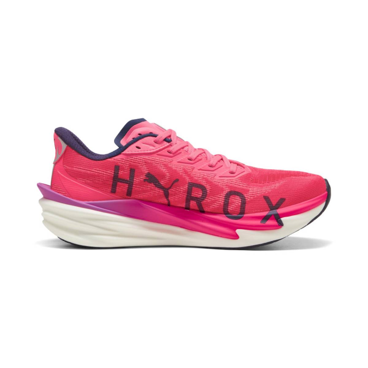 PUMA Mens Deviate NITRO 4 HYROX Pure Pink Running Shoes