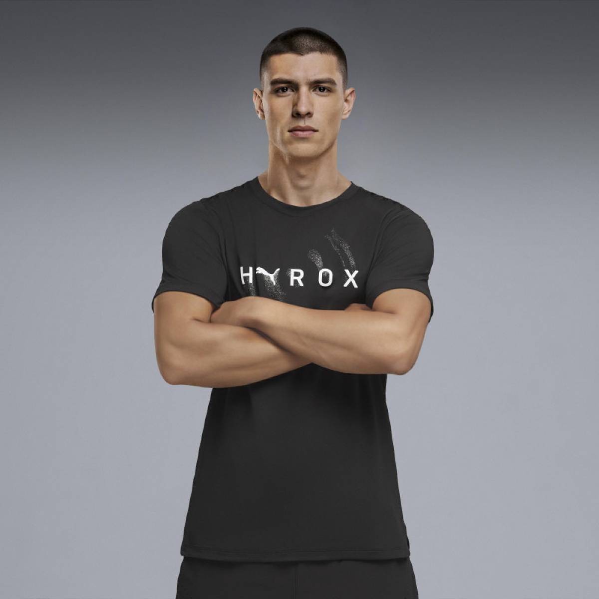 Pánské tréninkové tričko PUMA HYROX Thermoadapt - černé