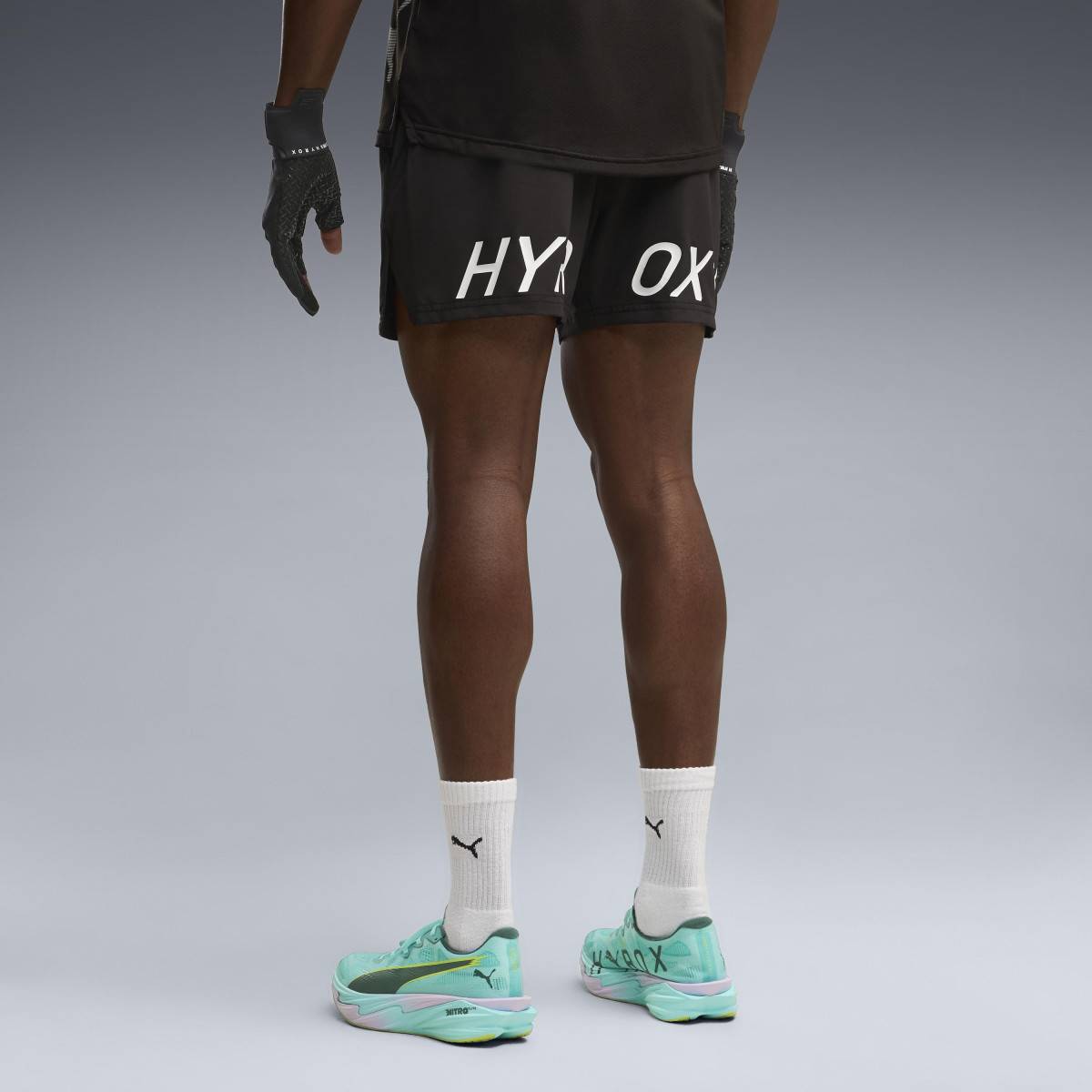 Pantaloncini da uomo PUMA HYROX PWRMODE - neri