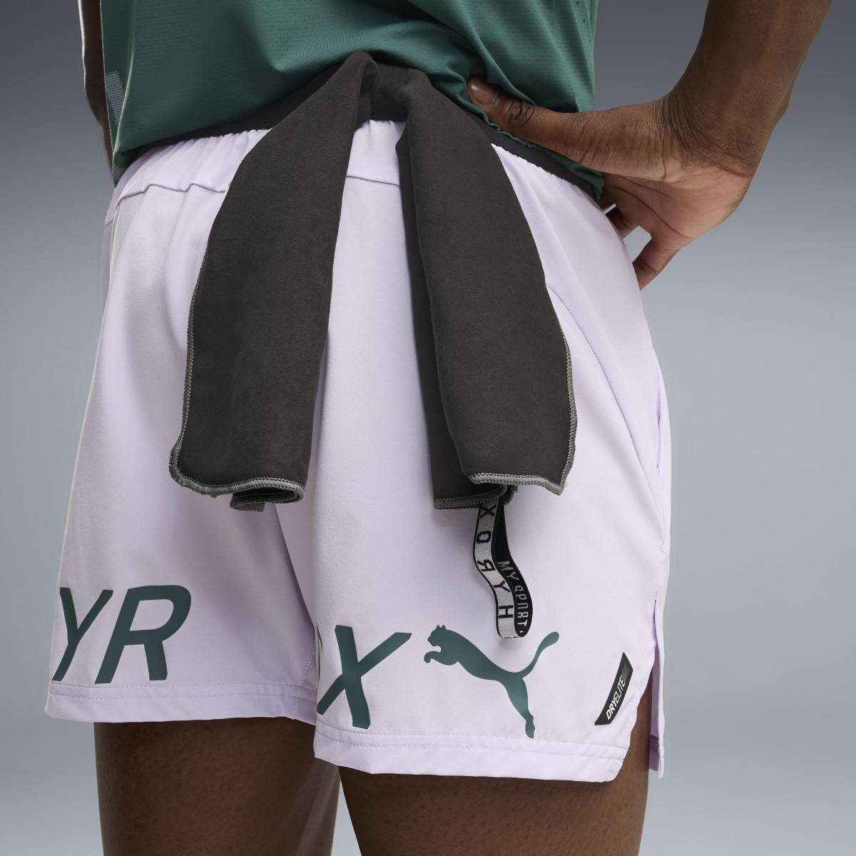 Pánské šortky PUMA HYROX PWRMODE - fialové