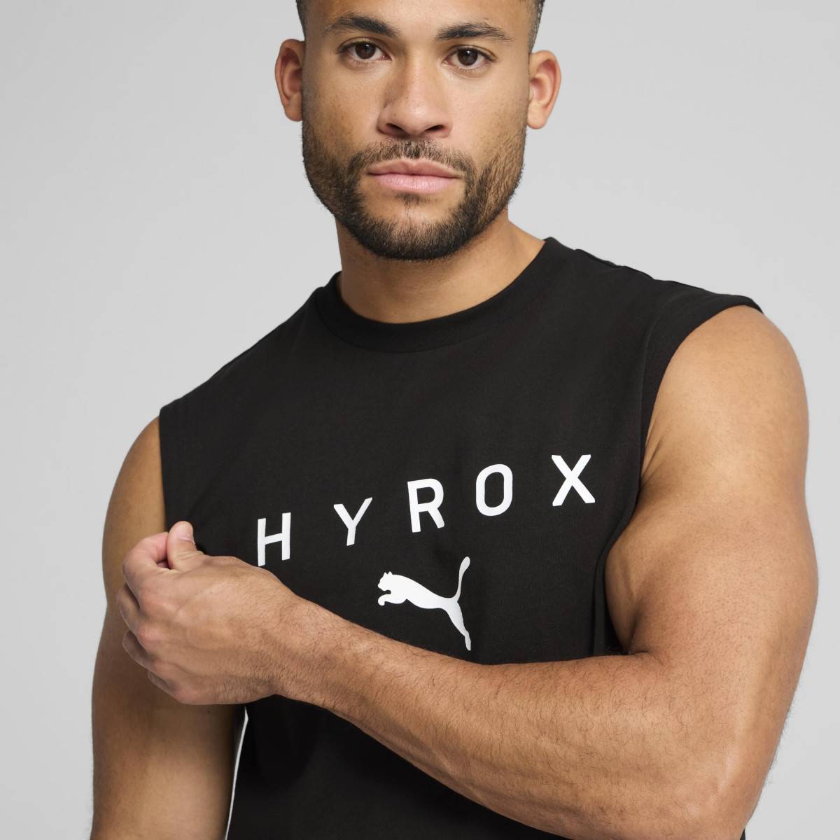 UNISEX-Tanktop PUMA HYROX CUTOFF - schwarz