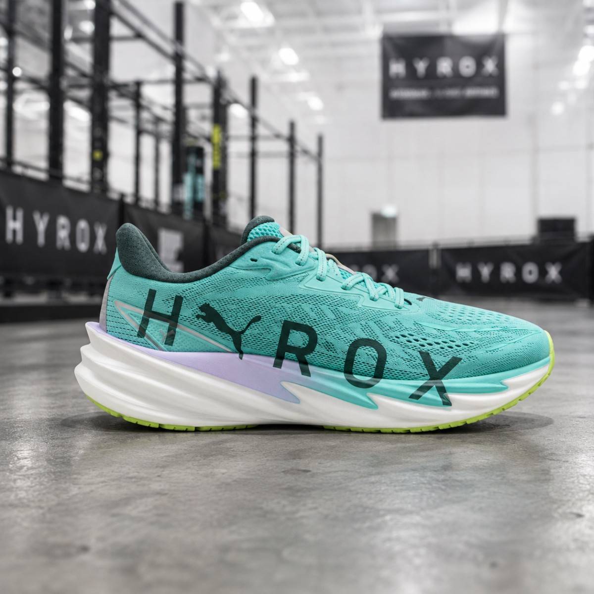 Dámské běžecké boty Puma Hyrox Velocity NITRO 5 - tyrkysová