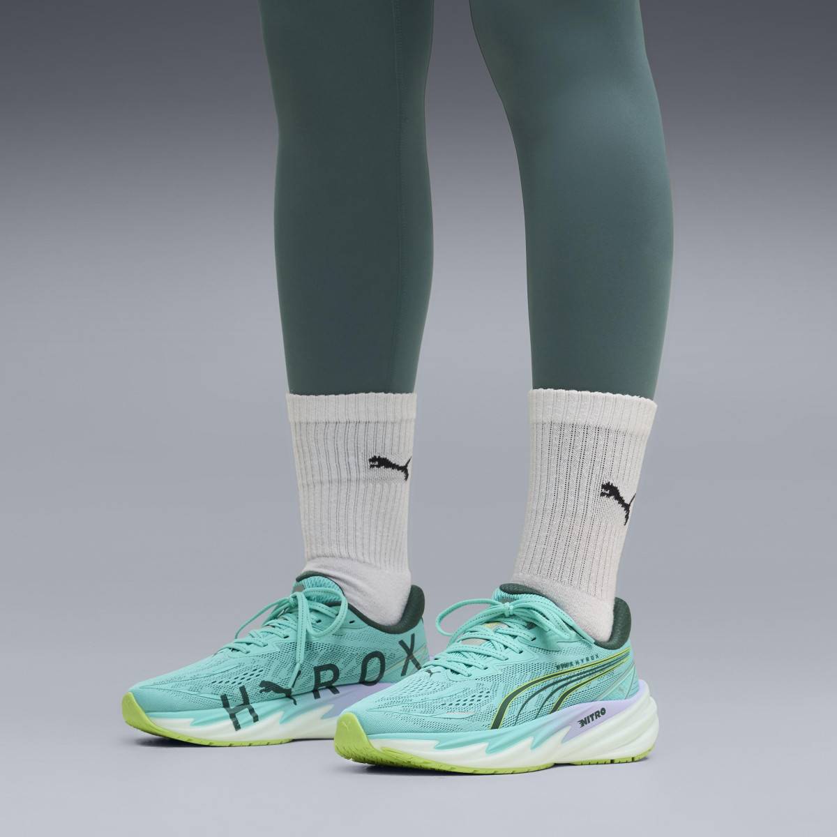 Scarpe da corsa da donna Puma Hyrox Velocity NITRO 5 - turchese