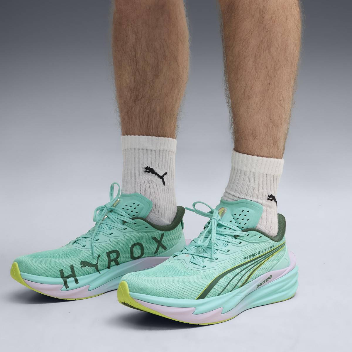Mens Running ShoesPUMA x HYROX Deviate NITRO 4 - Turquoise