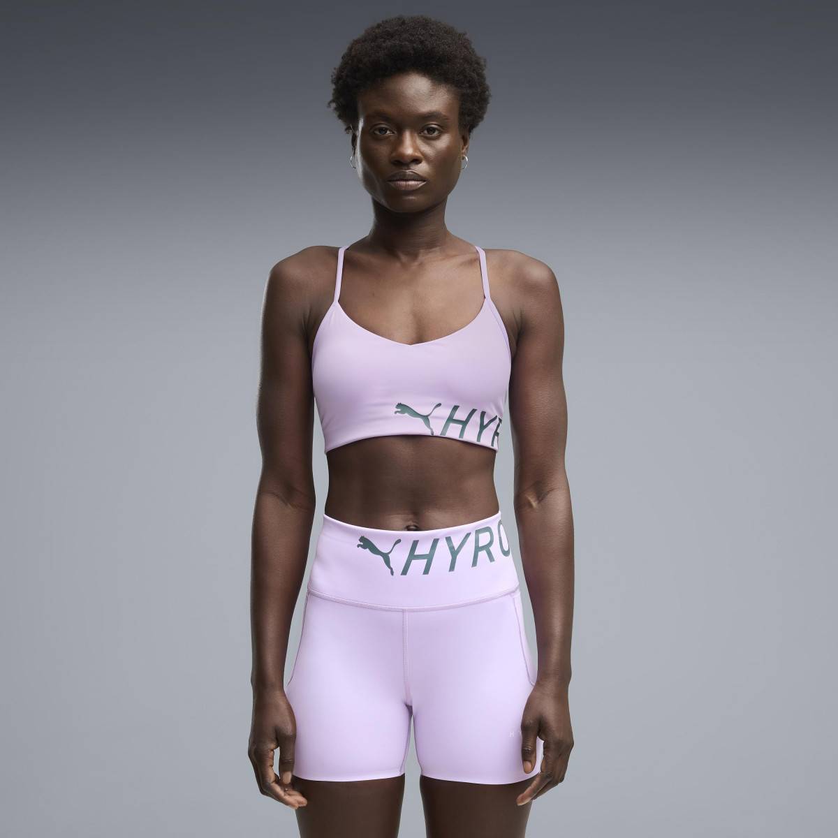 PUMA HYROX PWRMODE Womens Sports Bra - Purple