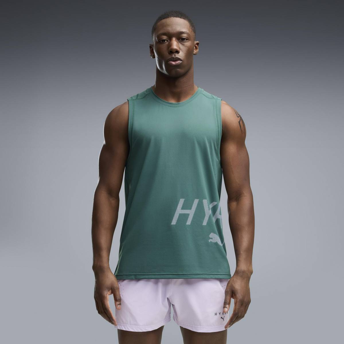 PUMA HYROX PWRMODE TRAINING Mens Tank Top - Green
