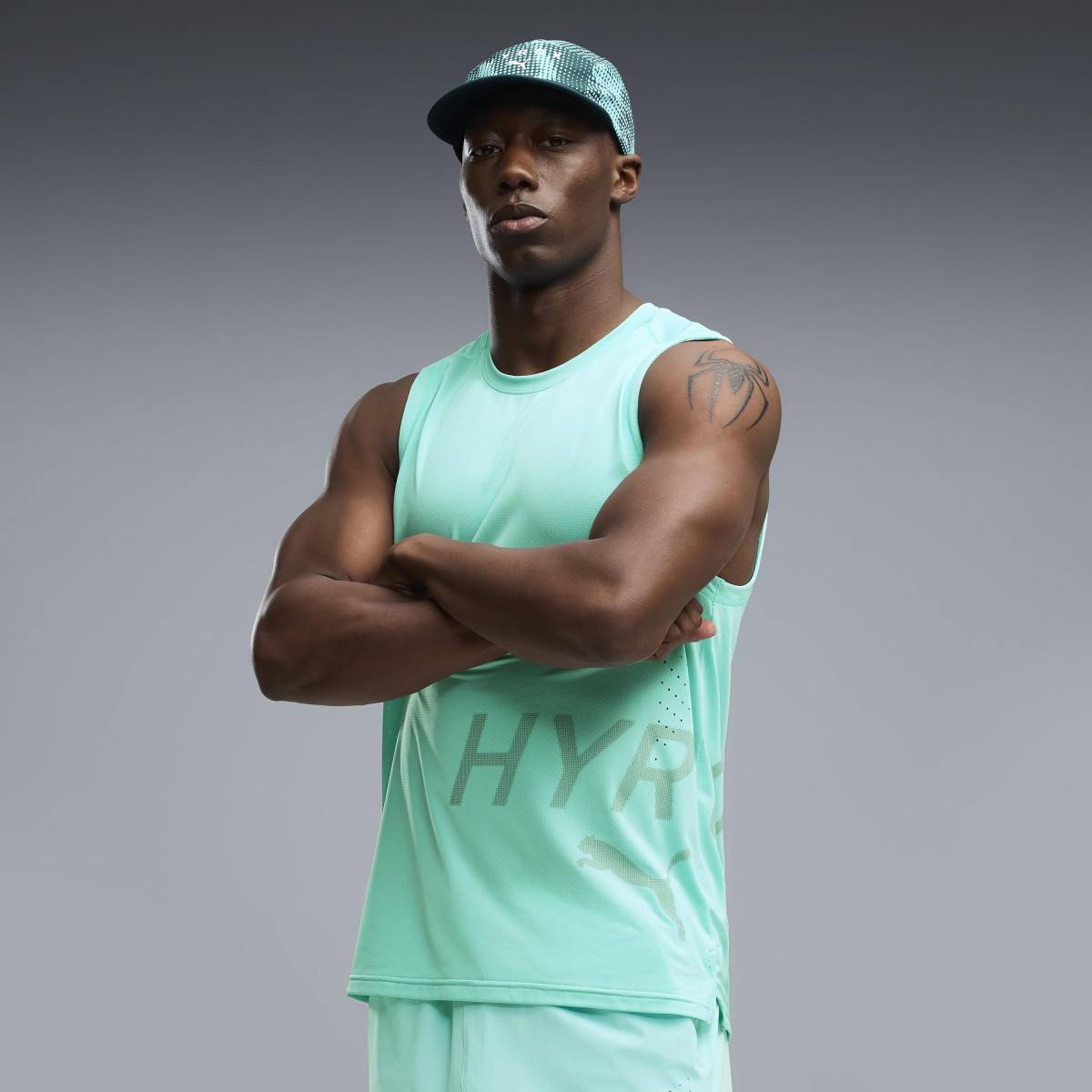 PUMA HYROX CUTOFF Herren-Tanktop - türkis
