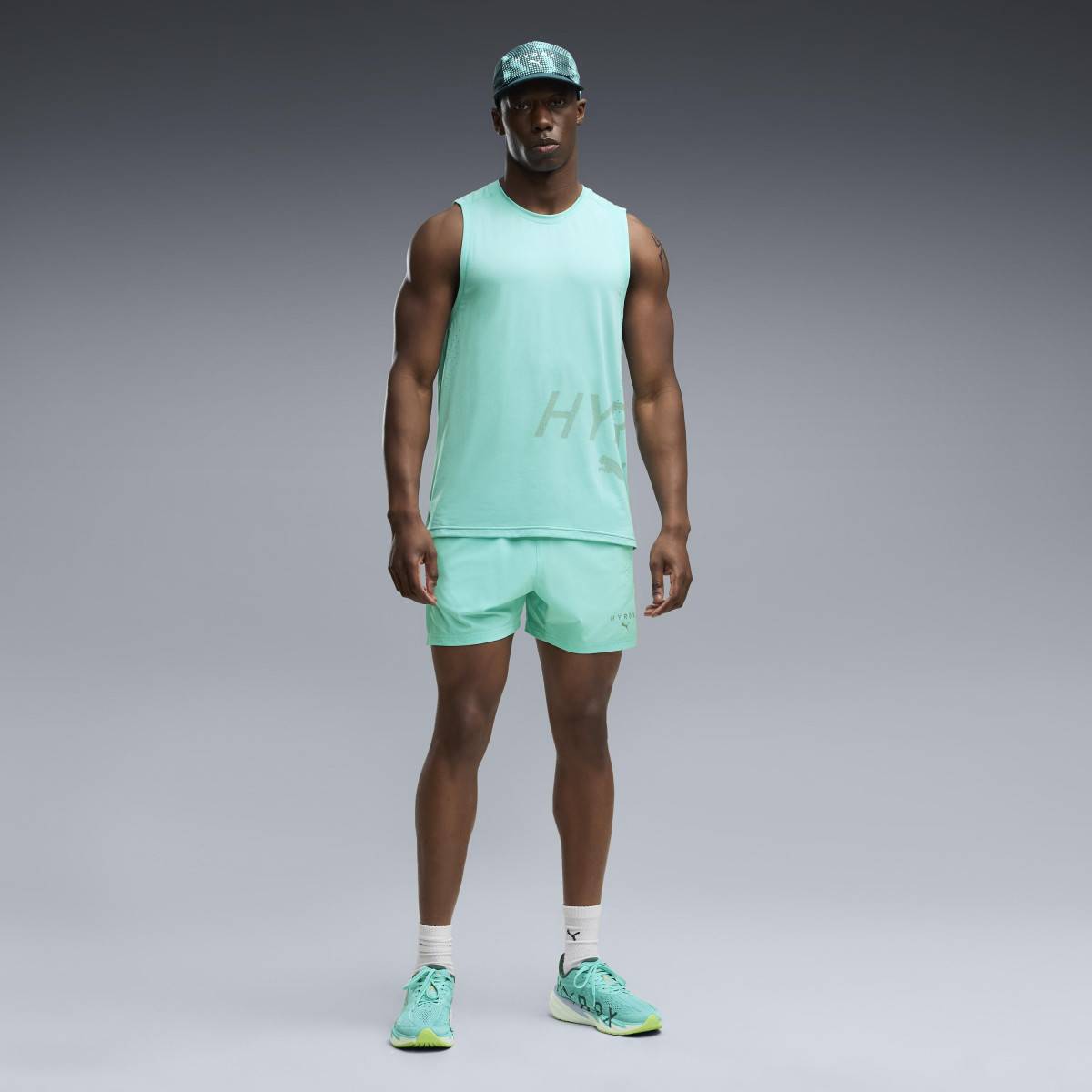 PUMA HYROX CUTOFF Herren-Tanktop - türkis