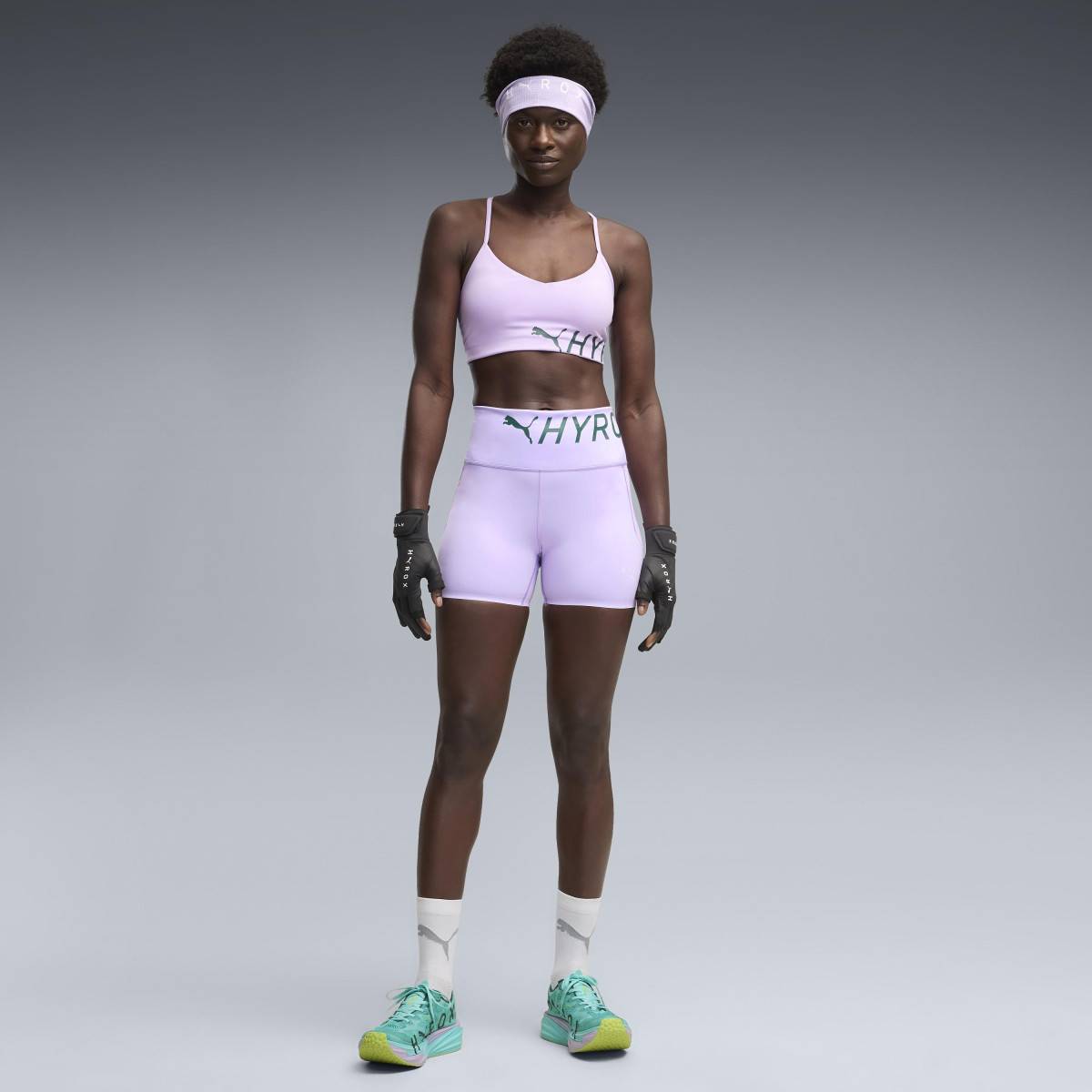 Pantaloncini da donna PUMA HYROX PWRMODE - rosa