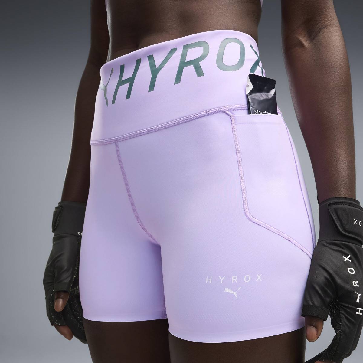 Pantaloncini da donna PUMA HYROX PWRMODE - rosa