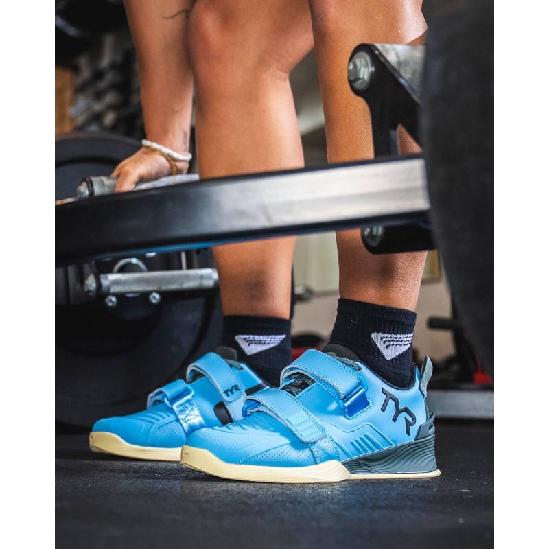 TYR L-2 Lifter Gewichtheberschuhe - Stahlblau