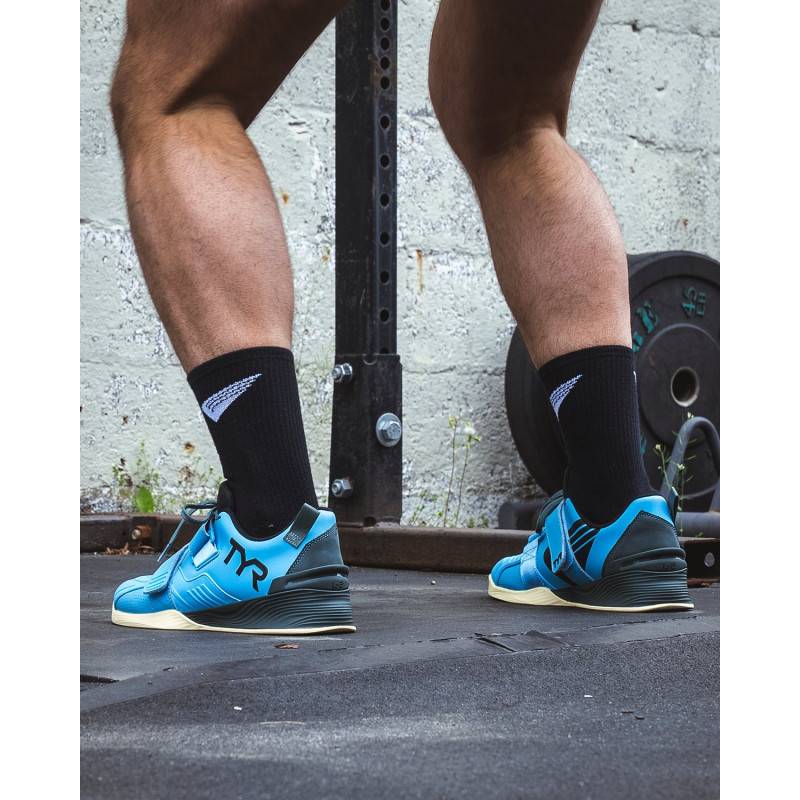 TYR L-2 Lifter Weightlifting Shoes - Steel Blue